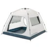 Quechua Abri De Camping 4 Places - Base Easy Fresh - Polyvalent, Instantané à Arceaux -Aktive Magasin abri de camping 4 places base easy fresh polyvalent instantane a arceaux