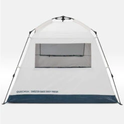 Quechua Abri De Camping 4 Places - Base Easy Fresh - Polyvalent, Instantané à Arceaux -Aktive Magasin abri de camping 4 places base easy fresh polyvalent instantane a arceaux 4