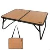 AKTIVE - Table De Camping Pliante Effet Bambou, 60x40x25 Cm -Aktive Magasin aktive table de camping pliante effet bambou 60x40x25 cm