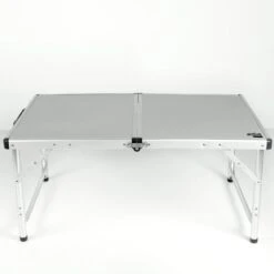 AKTIVE - Table De Camping Pliante, Réglable En 2 Hauteurs, 90x60x40/70 Cm, Gris -Aktive Magasin aktive table de camping pliante reglable en 2 hauteurs 90x60x4070 cm gris 6