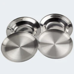 Assiette Camping Plate Et Creuse | Diamètre Env. 23 Cm | 2 Assiettes De Chaque -Aktive Magasin assiette camping plate et creuse diametre env 23 cm 2 assiettes de chaque 3