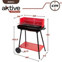 Barbecue Portable Au Charbon De Bois Pour 4 Niveaux Aktive -Aktive Magasin barbecue portable au charbon de bois pour 4 niveaux aktive 5