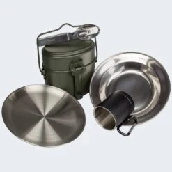 Batterie De Cuisine De Camping, Assiette Plate & Creuse, Couverts Et Tasse Set -Aktive Magasin batterie de cuisine de camping assiette plate and creuse couverts et tasse set 2
