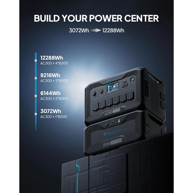 BLUETTI AC300+B300 Générateur Électrique 3072Wh,LiFePO4 Pour Panne De Courant 8 BLUETTI AC300+B300 Générateur Électrique 3072Wh,LiFePO4 Pour Panne De Courant – Image 6