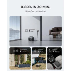 BLUETTI Générateur Électrique EB3A+PV200 268Wh/600W LiFePO4 Batterie Pour Voyage -Aktive Magasin bluetti generateur electrique eb3apv200 268wh600w lifepo4 batterie pour voyage 3