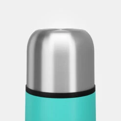 Quechua Bouteille Isotherme Inox 0,4L Avec Gobelet Pour La Randonnée - Turquoise 15 Quechua Bouteille Isotherme Inox 0,4L Avec Gobelet Pour La Randonnée - Turquoise -Aktive Magasin bouteille isotherme inox 04l avec gobelet pour la randonnee turquoise 3