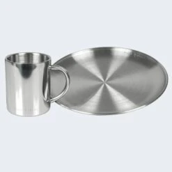 Camping Assiette Plate Et Tasse Isotherme Set | Acier Inoxydable -Aktive Magasin camping assiette plate et tasse isotherme set acier inoxydable 2