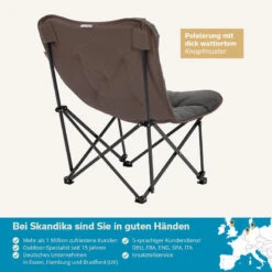 Chaise De Camping Pliante - Mala - Sac De Transport - Rembourrée - Max. 135 Kg -Aktive Magasin chaise de camping pliante mala sac de transport rembourree max 135 kg 5