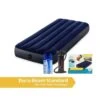 Intex Classic Downy - Lit Gonflable - 191x76x25cm - Compris Les Accessoires -Aktive Magasin classic downy lit gonflable 191x76x25cm compris les accessoires