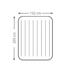 Intex Classic Downy - Lit Gonflable - 203x152x25cm - Compris Les Accessoires -Aktive Magasin classic downy lit gonflable 203x152x25cm compris les accessoires 3