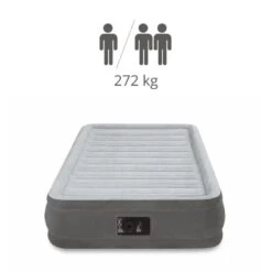 Intex Comfort-Plush 'Queen' - Lit Gonflable - 203x152x33cm - Compris Les Accessoires -Aktive Magasin comfort plush queen lit gonflable 203x152x33cm compris les accessoires 2
