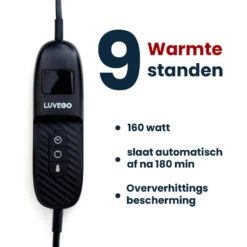 Couverture Électrique Luvego Avec Polaire/Sherpa - Brun Foncé 12 Couverture Électrique Luvego Avec Polaire/Sherpa - Brun Foncé -Aktive Magasin couverture electrique luvego avec polairesherpa brun fonce 3