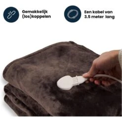 Couverture Électrique Luvego Avec Polaire/Sherpa - Brun Foncé 13 Couverture Électrique Luvego Avec Polaire/Sherpa - Brun Foncé -Aktive Magasin couverture electrique luvego avec polairesherpa brun fonce 4