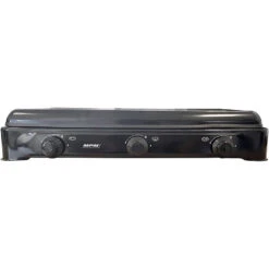 MPM Cuisinière à Gaz Portable Pour Le Camping Avec 3 Feux Couvercle Smile -Aktive Magasin cuisiniere a gaz portable pour le camping avec 3 feux couvercle smile 2