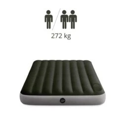 Intex Downy Full Airbed - Lit Gonflable - 191x137x25cm - Avec Accessoires -Aktive Magasin downy full airbed lit gonflable 191x137x25cm avec accessoires 2