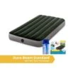Intex Downy Twin Airbed With Foot BIP - Lit Gonflable - 191x99x25cm - Avec Accessoires -Aktive Magasin downy twin airbed with foot bip lit gonflable 191x99x25cm avec accessoires