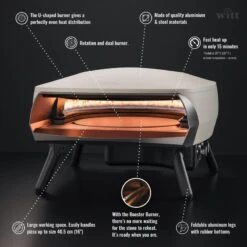 Four à Pizza WITT ETNA Modèle Rotante - Gris FR -Aktive Magasin four a pizza witt etna modele rotante gris fr 5