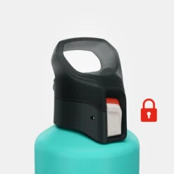 Quechua Gourde Alu 1L Avec Bouchon à Ouverture Rapide Pour La Randonnée - Vert -Aktive Magasin gourde alu 1l avec bouchon a ouverture rapide pour la randonnee vert 3