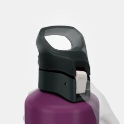Quechua Gourde Alu 1L Avec Bouchon à Ouverture Rapide Pour La Randonnée - Violet -Aktive Magasin gourde alu 1l avec bouchon a ouverture rapide pour la randonnee violet 5