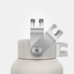 Quechua Gourde Inox 0,6L Avec Bouchon à Vis Pour La Randonnée - Blanc -Aktive Magasin gourde inox 06l avec bouchon a vis pour la randonnee blanc 4