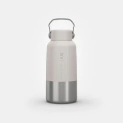 Quechua Gourde Inox 0,6L Avec Bouchon à Vis Pour La Randonnée - Blanc -Aktive Magasin gourde inox 06l avec bouchon a vis pour la randonnee blanc 9