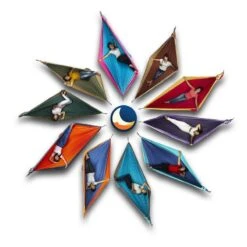 TICKET TO THE MOON Hamac Original Bleu / Turquoise -Aktive Magasin hamac original bleu turquoise 3