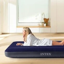 Matelas Gonflable - Intex Classic Downy -1 Personne - 76x191x25 Cm (BxLxH) -Aktive Magasin matelas gonflable intex classic downy 1 personne 76x191x25 cm bxlxh 5