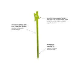 Nemo Equipment Airpin Tent Pegs - 4 Pièces -Aktive Magasin nemo equipment airpin tent pegs 4 pieces 4