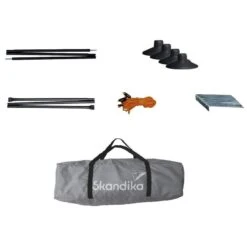 Paravent De Camping Bora - Brise-Vue - 6,0 X 1,4 M - Résistant Au Vent - Gris -Aktive Magasin paravent de camping bora brise vue 60 x 14 m resistant au vent gris 6