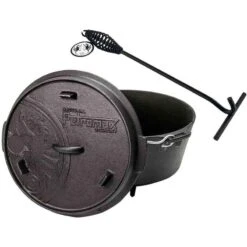 Petromax Dutch Oven FT6-6QT (avec Pieds) Et Levier De Couvercle -Aktive Magasin petromax dutch oven ft6 6qt avec pieds et levier de couvercle 5