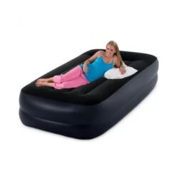 Intex Pillow Rest Raised Twin - Lit Gonflable - 191x99x42cm - Compris Les Accessoires -Aktive Magasin pillow rest raised twin lit gonflable 191x99x42cm compris les accessoires 2