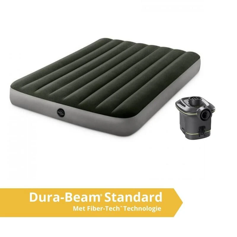 Intex Prestige Downy Full Airbed - Lit Gonflable - 191x137x25cm - Avec Accessoires 4 Intex Prestige Downy Full Airbed - Lit Gonflable - 191x137x25cm - Avec Accessoires – Image 2