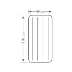 Intex Prestige Downy Jr. Twin Airbed - Lit Gonflable - 191x99x25cm - Avec Accessoires -Aktive Magasin prestige downy jr twin airbed lit gonflable 191x99x25cm avec accessoires 3