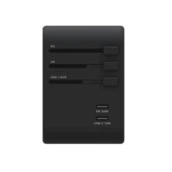 Prise Mondiale Universelle RollingSQUARE Avec 2 USB-C Et 3 USB-A -Aktive Magasin prise mondiale universelle rollingsquare avec 2 usb c et 3 usb a 2