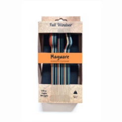 SET COMPLET DE 5 JEUX DE 3 COUVERTS MAGNÉTIQUES CAMPING EN ALUMINUM DUR - ÉTUI -Aktive Magasin set complet de 5 jeux de 3 couverts magnetiques camping en aluminum dur etui 3