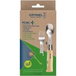 Set Complet Opinel Picnic+ - Opinel N°8 + Embouts Cuillère Et Fourchette -Aktive Magasin set complet opinel picnic opinel n8 embouts cuillere et fourchette 1