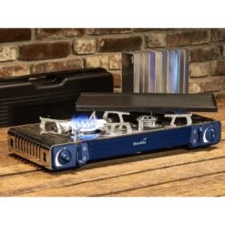 Set Réchaud à Gaz 2 Feux - Skandika Brann - Camping - Allumage Piezo - Mallette -Aktive Magasin set rechaud a gaz 2 feux skandika brann camping allumage piezo mallette 5