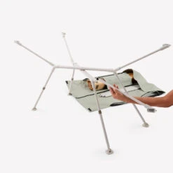 Quechua TABLE DE CAMPING COMPACTE 4/6 PERSONNES - PLATEAU BOIS - POCHE DE RANGEMENT -Aktive Magasin table de camping compacte 46 personnes plateau bois poche de rangement 5