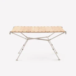 Quechua TABLE DE CAMPING COMPACTE 4/6 PERSONNES - PLATEAU BOIS - POCHE DE RANGEMENT -Aktive Magasin table de camping compacte 46 personnes plateau bois poche de rangement 9