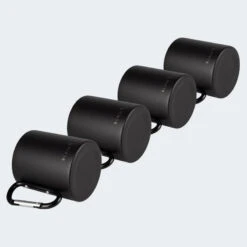 Tasse Thermique De Camping 300 Ml | Mousqueton | Acier Inoxydable | 4 Gobelets -Aktive Magasin tasse thermique de camping 300 ml mousqueton acier inoxydable 4 gobelets 4