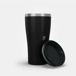 Quechua Tasse / Verre MH500 Isotherme (double Paroi Inox) Camp Du Randonneur 0,5L Noir -Aktive Magasin tasse verre mh500 isotherme double paroi inox camp du randonneur 05l noir 1