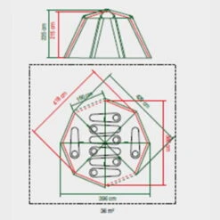 Tente Coleman 8 Personnes Octagon Gris -Aktive Magasin tente coleman 8 personnes octagon gris 6