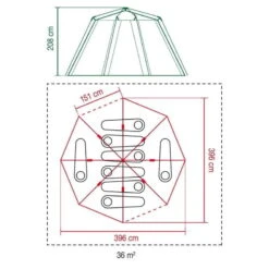 Tente Coleman Octagon Blackout 8 14 Tente Coleman Octagon Blackout 8 -Aktive Magasin tente coleman octagon blackout 8 5