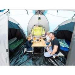 Tente Dôme Hammerfest 4 Plus - Camping - 2 Cabines - 4 Personnes - 2 Entrées -Aktive Magasin tente dome hammerfest 4 plus camping 2 cabines 4 personnes 2 entrees 2