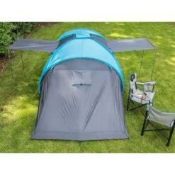 Tente Dôme Hammerfest 4 Sleeper Protect - Sol Cousu - 4 Pers - 2 Cabines Noires -Aktive Magasin tente dome hammerfest 4 sleeper protect sol cousu 4 pers 2 cabines noires 4