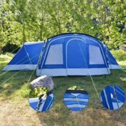 Tente Familiale Dôme Nimbus 12 - Camping - 12 Personnes - 3 Cabines 14 Tente Familiale Dôme Nimbus 12 - Camping - 12 Personnes - 3 Cabines -Aktive Magasin tente familiale dome nimbus 12 camping 12 personnes 3 cabines 5