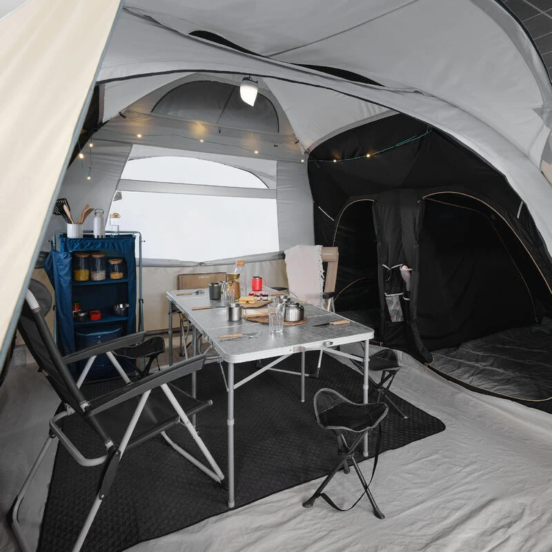 Quechua Tente Gonflable De Camping - Air Seconds 8.4 F&B - 8 Places - 4 Chambres 6 Quechua Tente Gonflable De Camping - Air Seconds 8.4 F&B - 8 Places - 4 Chambres – Image 4