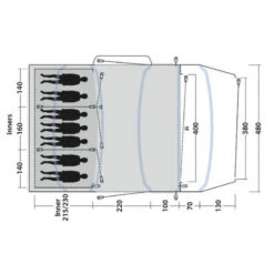 Tente Gonflable Outwell Jacksondale 7PA -Aktive Magasin tente gonflable outwell jacksondale 7pa 2