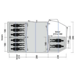 Tente Gonflable Outwell Knightdale 8PA -Aktive Magasin tente gonflable outwell knightdale 8pa 2