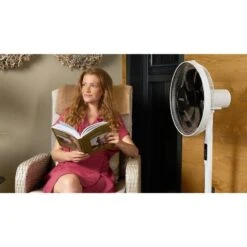 Trépied De Ventilateur Sur Pied Luvego Avec Télécommande - Minuterie - 40CM -Aktive Magasin trepied de ventilateur sur pied luvego avec telecommande minuterie 40cm 3